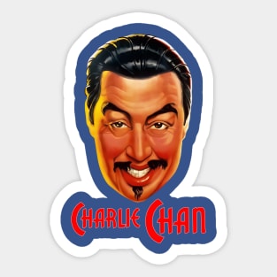 Charlie Chan - Face - Warner Oland Sticker